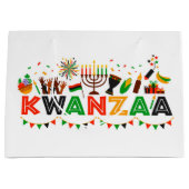 Kwanzaa Large Gift Bag Groot Cadeauzakje (Voorkant)