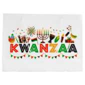 Kwanzaa Large Gift Bag Groot Cadeauzakje (Achterkant)