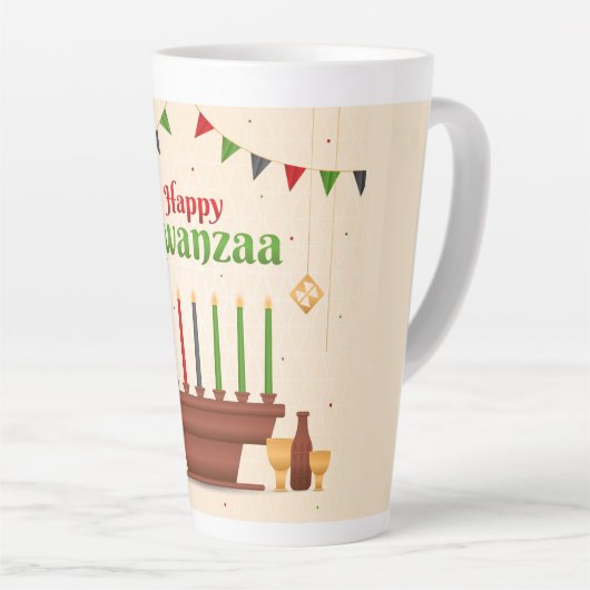 Kwanzaa Latte Mok (Rechterhoek)