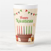 Kwanzaa Latte Mok (Voorkant)