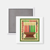 KWANZAA MAGNEET (Voorkant / Achterkant)