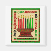 KWANZAA MAGNEET (Voorkant)