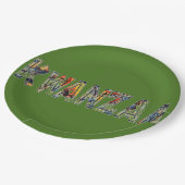 Kwanzaa-Multi Papieren Bordje (Gekanteld)