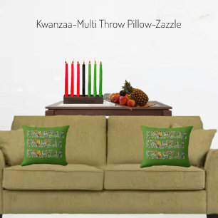 Kwanzaa- Multi-Sierkussen Kussen