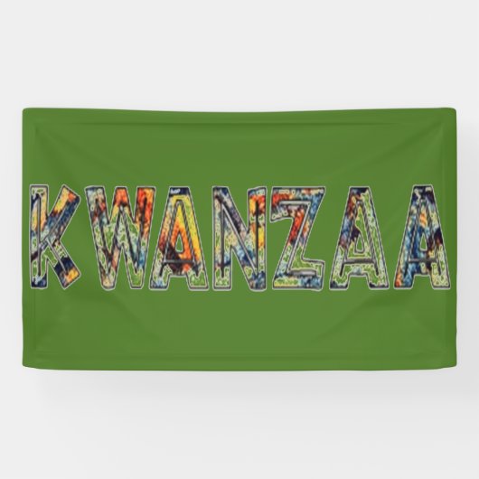 Kwanzaa-Multi Spandoek (Horizontaal)