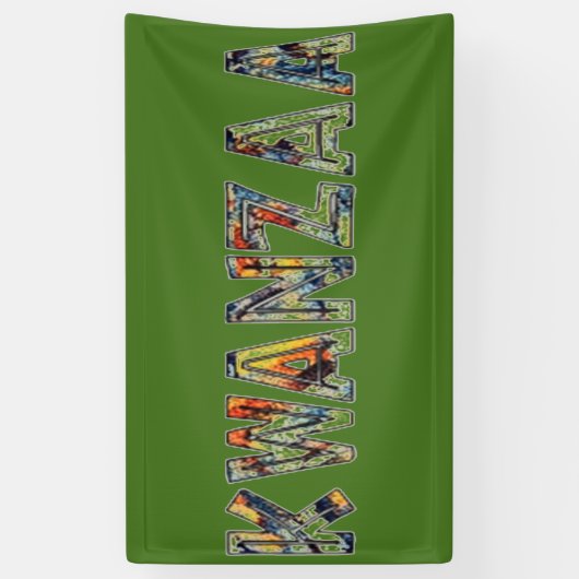 Kwanzaa-Multi Spandoek (Verticaal)