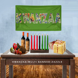 Kwanzaa-Multi Spandoek