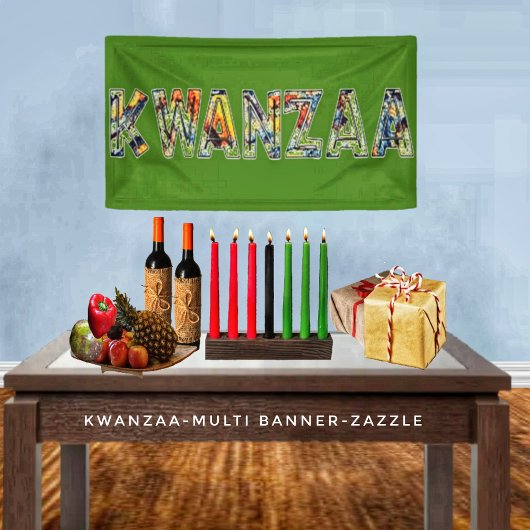 Kwanzaa-Multi Spandoek