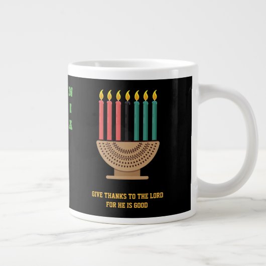 KWANZAA Nguzo Saba Kruiswoord Grote Koffiekop (Rechts)