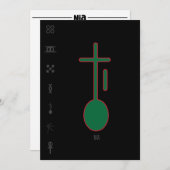 Kwanzaa Nia Feestdagenkaart (Voorkant / Achterkant)