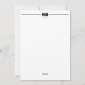 Kwanzaa Nia Feestdagenkaart (Achterkant)