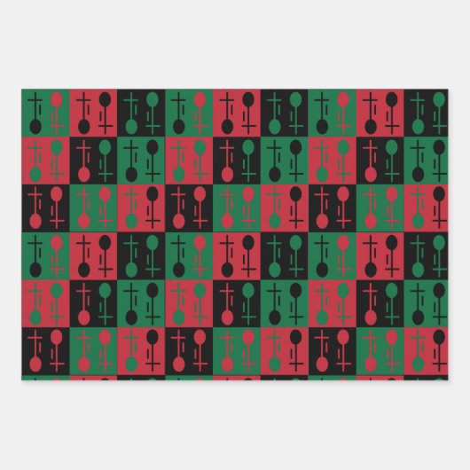 Kwanzaa Nia inpakpapier Vel (Voorkant)