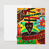 Kwanzaa Notitiekaartje (Voorkant / Achterkant)