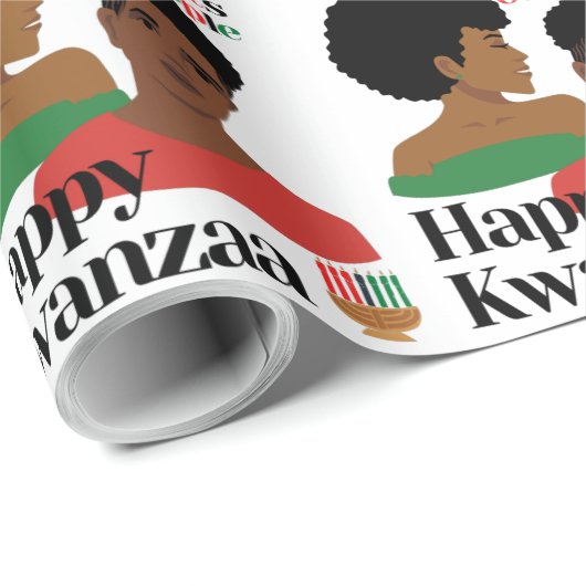 Kwanzaa ons basispapier voor onze mensen cadeaupapier (Rol Hoek)