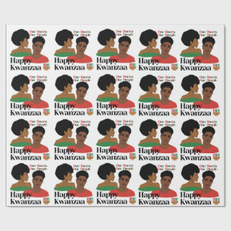 Kwanzaa ons basispapier voor onze mensen cadeaupapier