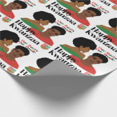 Kwanzaa ons basispapier voor onze mensen cadeaupapier (Hoek)