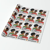 Kwanzaa ons basispapier voor onze mensen cadeaupapier (Uitgerold)