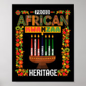 Kwanzaa Outfit Idee voor Dames & Kamp; Nieuwigheid Poster (Voorkant)