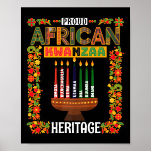 Kwanzaa Outfit Idee voor Dames & Kamp; Nieuwigheid Poster