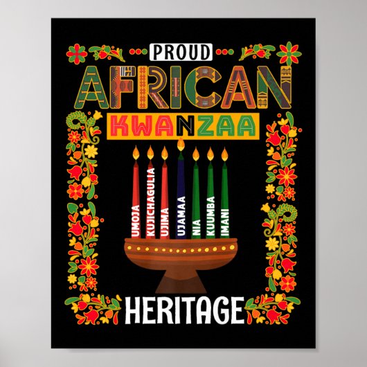 Kwanzaa Outfit Idee voor Dames & Kamp; Nieuwigheid Poster (Voorkant)