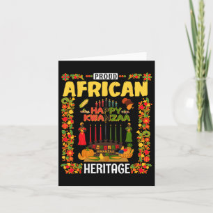 Kwanzaa outfit idee voor vrouwen & Novelt Kwanza Kaart
