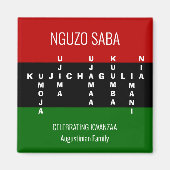 KWANZAA Pan African Crossword Magneet (Voorkant)