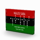 KWANZAA Pan African Family Name Fotoblokken (Rechts)