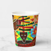 Kwanzaa Papieren Bekers (Links)