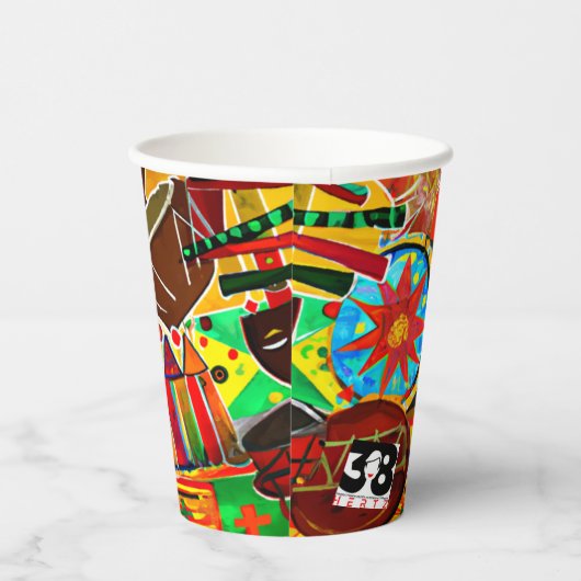 Kwanzaa Papieren Bekers (Rechts)