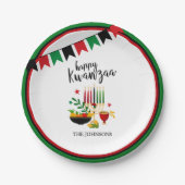 Kwanzaa Papieren Bordje (Voorkant)