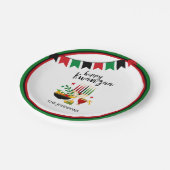 Kwanzaa Papieren Bordje (Gekanteld)