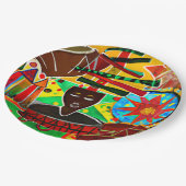 Kwanzaa Papieren Bordje (Gekanteld)