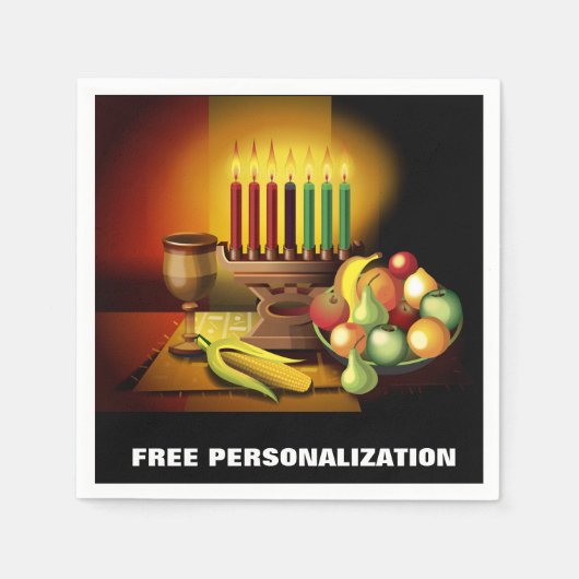 Kwanzaa papieren servetten (Voorkant)