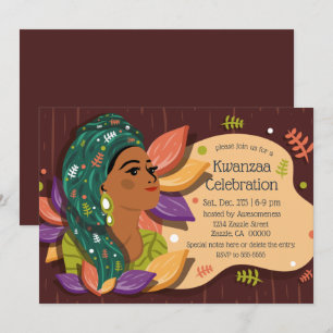 Kwanzaa Party Celebration Kaart