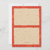 Kwanzaa Party Kaart (Achterkant)