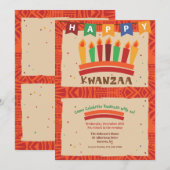 Kwanzaa Party Kaart (Voorkant / Achterkant)