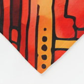 Kwanzaa Pattern Fleece Deken (Hoek)