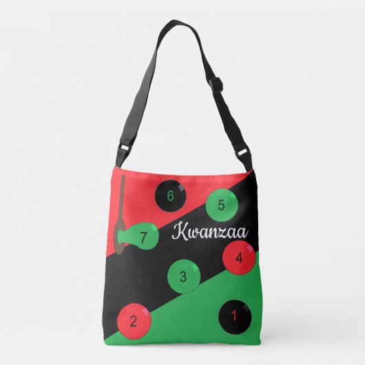 Kwanzaa Principles Crossbody Tas (Achterkant)