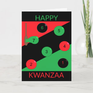 Kwanzaa Principles Feestdagen Kaart