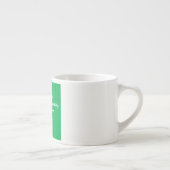 Kwanzaa Principles Red Black Green Stripes Pattern Espresso Kop (Rechts)