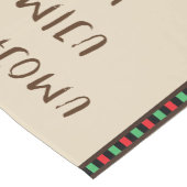 Kwanzaa Principles | Tafelteller Korte Tafelloper (Hoek)