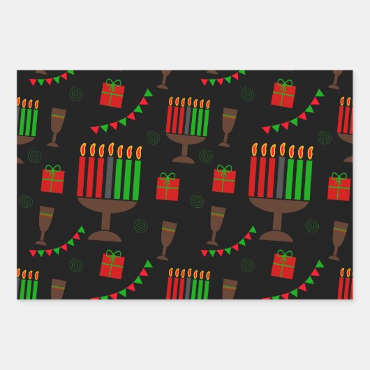 Kwanzaa print inpakpapier (Voorkant 2)