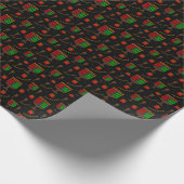 Kwanzaa print inpakpapier (Hoek)