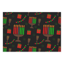 Kwanzaa print inpakpapier