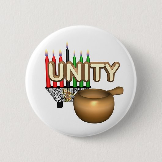 Kwanzaa Purpose Holiday Ronde Button 5,7 Cm (Voorkant)