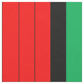 Kwanzaa Red Black Kinara Striped Pattern Stof (Close Up)