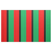 Kwanzaa Red Black Kinara Striped Pattern Stof (Fat Quarter)