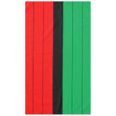 Kwanzaa Red Black Kinara Striped Pattern Tafelkleed (Voorkant)