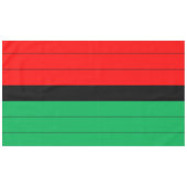 Kwanzaa Red Black Kinara Striped Pattern Tafelkleed (Voorkant (Horizontaal))