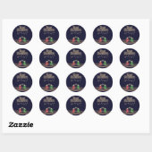 Kwanzaa Ronde Sticker (Vel)